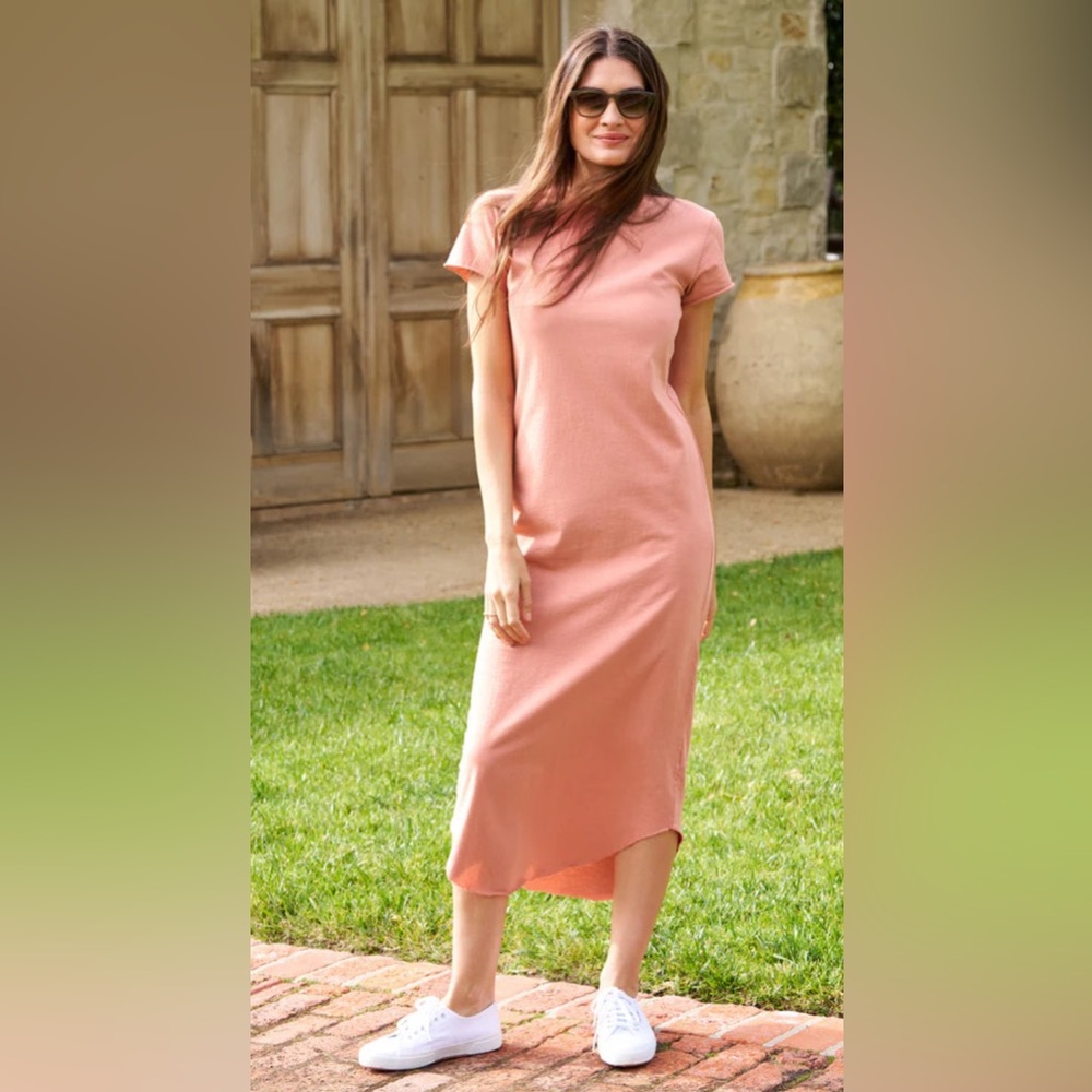 New Frank & Eileen HARPER Perfect Tee Maxi Dress Sz XS